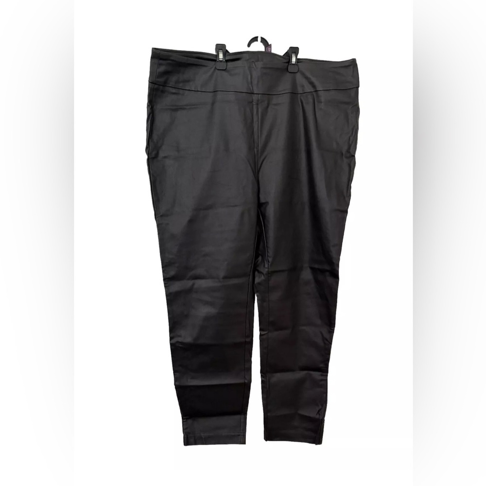 Jenna Rose Women’s Faux Leather Black Pants Size 2XL